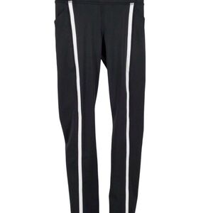 NWT DSG Womens Performance 7/8 Legging Piped Size M Gym Activewear